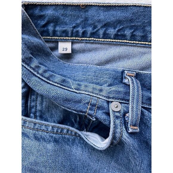 Citizens Of Humanity Blue Straight Leg Jeans - Picture 11 of 16